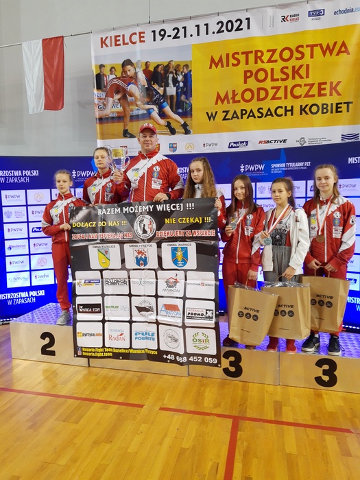X Mistrzostwa Polski w zapasach Kobiet grupa Młodzik - dziewczyny z HFT