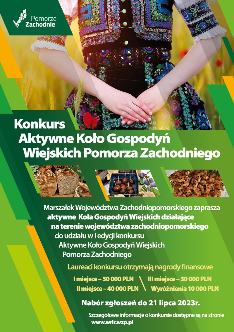 plakat konkursu Aktywne KGW...