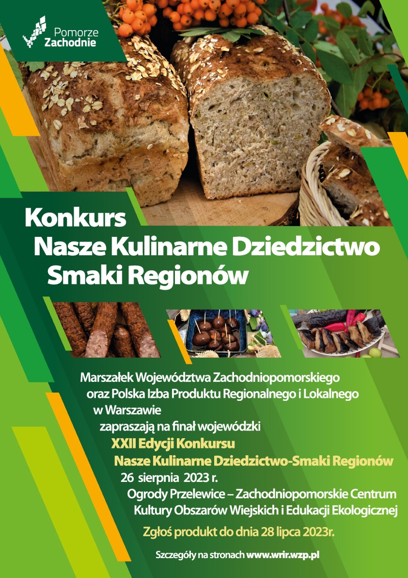 plakat konkursu Nasze Kulinarne Dziedzictwo...