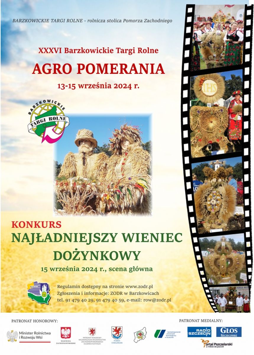 plakat - Barzkowickie Targi Rolne Agro Pomerania